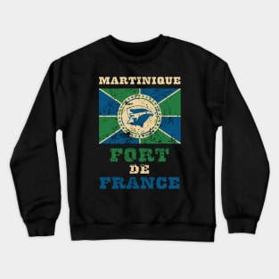 Flag of Martinique Crewneck Sweatshirt